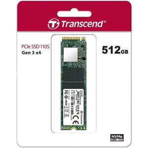Transcend 512GB 110S M.2 PCIe Gen3x4 Nvme SSD (3Y)