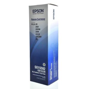 Epson PLQ-20 Printer Ribbon Cartridge- S015592 / S015339 for PLQ-20/ PLQ-22/ PLQ-30 / 30M/50K/ 50M/ 50KM/50CS/50CSK