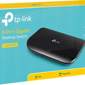 SWITCH - TP-LINK TL-SG1008D 8 PORT 10/1000M GIGABIT