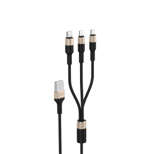H691 3 in 1 Data Cable (Micro + Lightning + Type C )