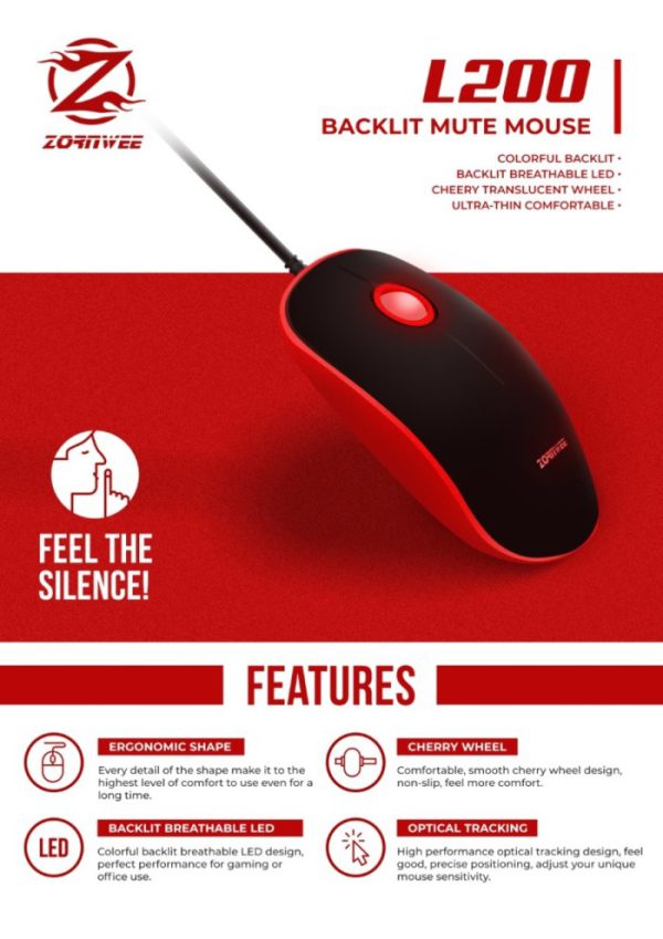 ZornWee L200 Mouse (6MW) - Image 2