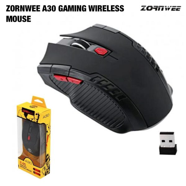 ZornWee A30 Optical Mouse (Wireless) (6MW) - Image 2