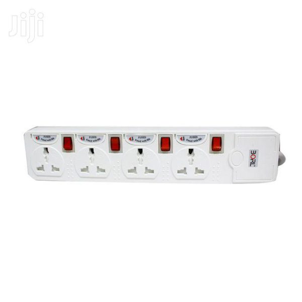BORL 4 Way Heavy Duty Extension Socket with Surge Protection - Image 2