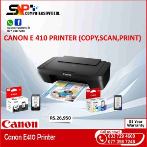 Canon E410 printer (Print / Copy / Scan)
