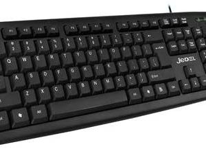 JEDEL USB Keyboard UK layout Full Size Desktop Laptop