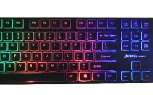 JEDEL K510 GAMING RGB WIRED KEYBOARD ERGONOMIC