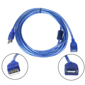 USB 2.0 Female To Male Extension Extender Cable 5m