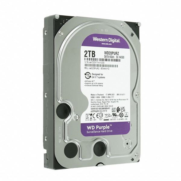 Hard Disk WD 2TB Sata Purple (2 years warranty) - Image 2