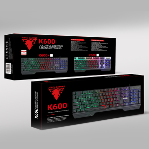 Jedel K600 USB Gaming Keyboard With Lighting (6MW)