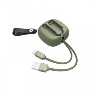 Havit USB to Micro Flexible Storage Cable, Green - H640
