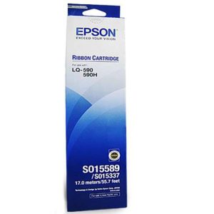Epson SIDM Black Ribbon Cartridge for LQ-590 (C13S015337)