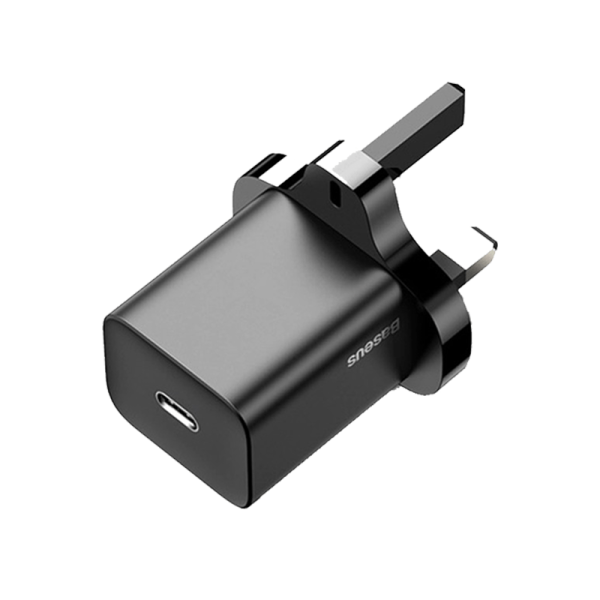 Baseus Super Si Quick Charger 1C 20W UK Black - Image 7