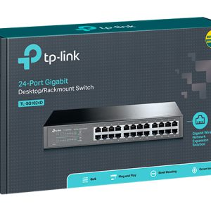 TP-LINK SWITCH GIGABIT TL-SG1024D 24 PORT 10/1000M Rackmount Switch