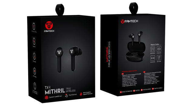 FANTECH TWS TX-1 MITHRIL Wireless Earphones - Image 3