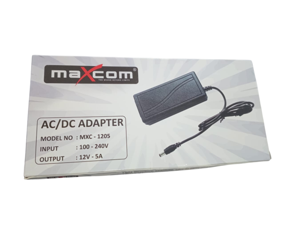 Maxcom AC/DC 12V-5A Power Adapter