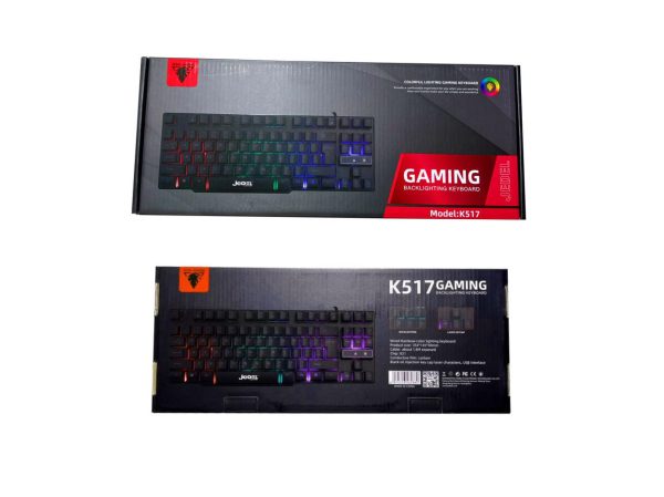 Jedel K517 USB Gaming Keyboard With Lighting (6MW)