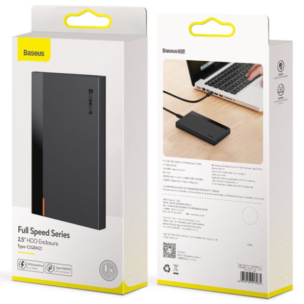 Baseus Full Speed Series 2.5 HDD Enclosure Type-C (Gen 2) - Image 3