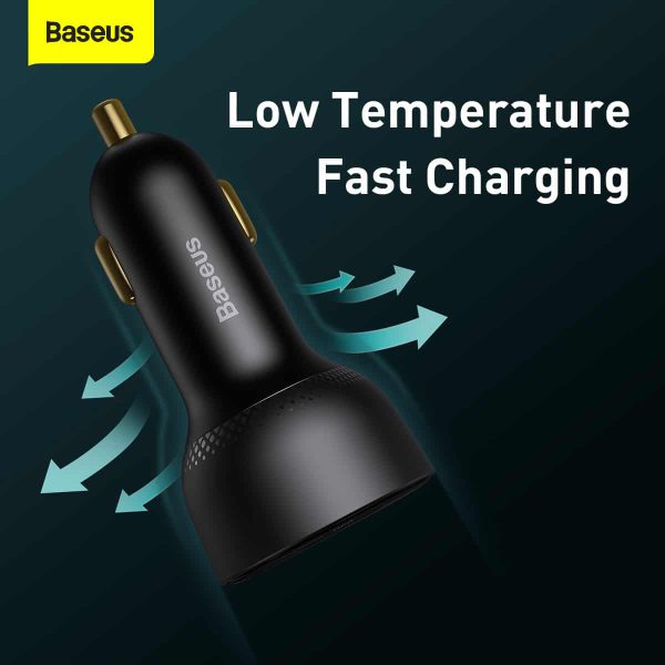 Baseus Supreme Digital Display PPS Duel Quick Charger TZCCZX-01 with Baseus Xiaobai series Fast Charging Cable Type-C to Type-C 100W (20V/5A) 1m Black (6MW) - Image 11