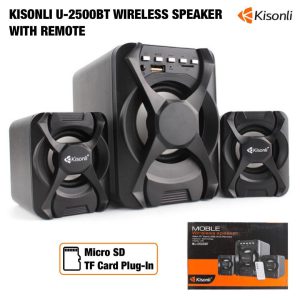 Kisonli U-2500BT Usb 2.1 Portable Computer Speaker (3MW)