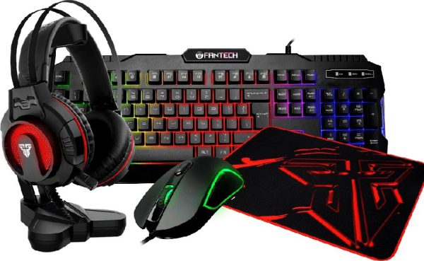 FANTECH P51 Gaming Set – Wired Keyboard, Mouse, Headset, Stand & Pad Combo - Image 4