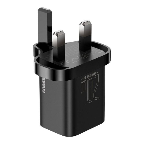 Baseus Super Si Quick Charger 1C 20W UK Black - Image 5