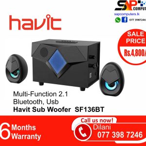 Havit Multi-Function 2.1 LED Light Usb SF136BT Subwoofer