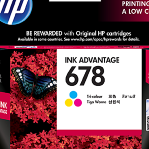 HP 678 Tri Color Cartridge