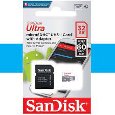 SanDisk 32GB Ultra UHS-I SDHC Memory Card (Class 10)