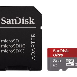 SanDisk Ultra Micro SDHC 8GB Memory Card