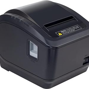 XPRINTER - XP-K200L 80mm XPrinter thermal receipt Printer 230mm/s, USB+LAN, Black, UK plug, English language